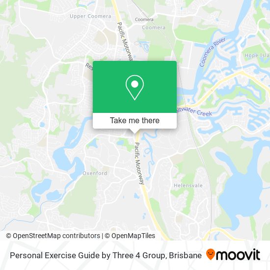 Personal Exercise Guide by Three 4 Group map