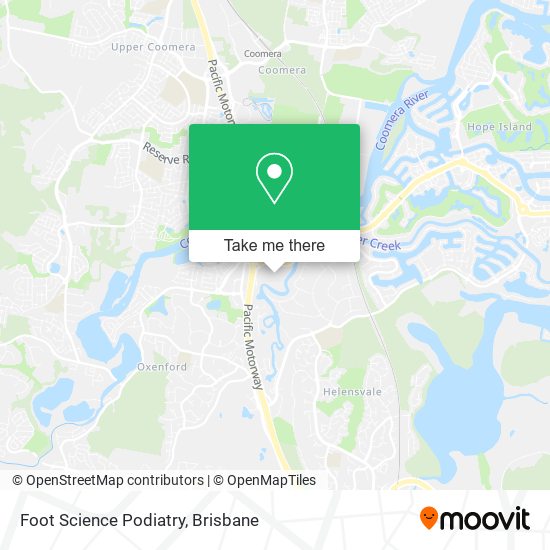 Foot Science Podiatry map