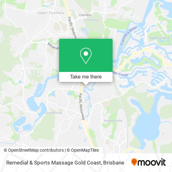 Remedial & Sports Massage Gold Coast map