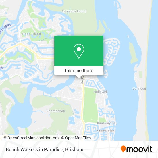 Beach Walkers in Paradise map