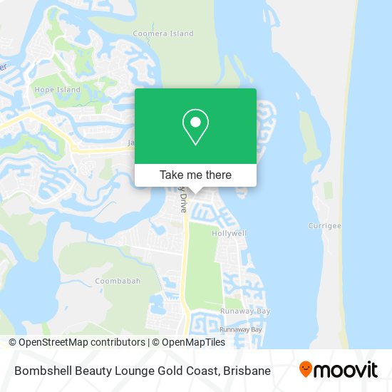 Bombshell Beauty Lounge Gold Coast map