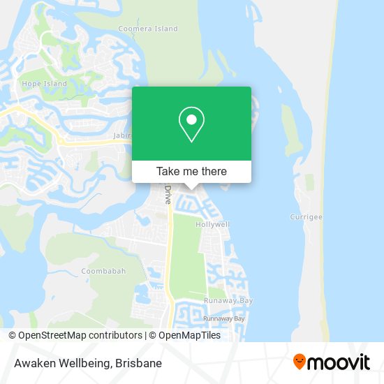 Awaken Wellbeing map