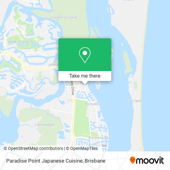 Paradise Point Japanese Cuisine map