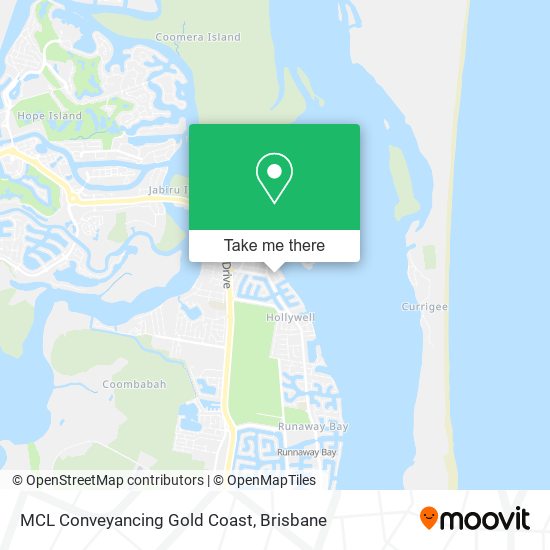 MCL Conveyancing Gold Coast map