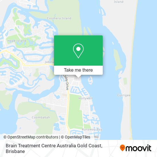 Brain Treatment Centre Australia Gold Coast map