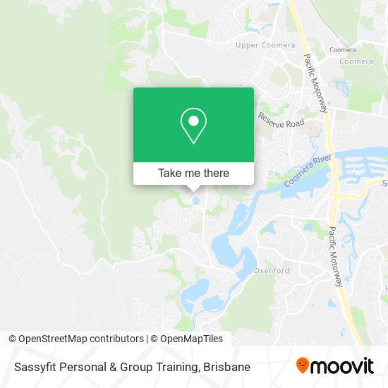 Sassyfit Personal & Group Training map