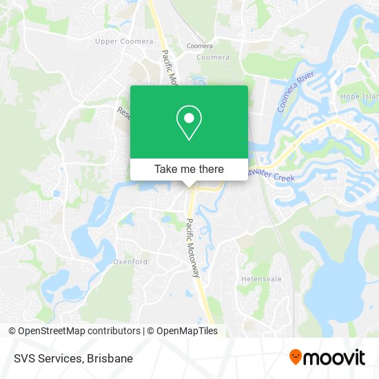 SVS Services map