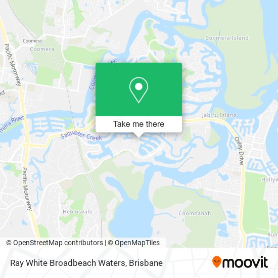 Ray White Broadbeach Waters map