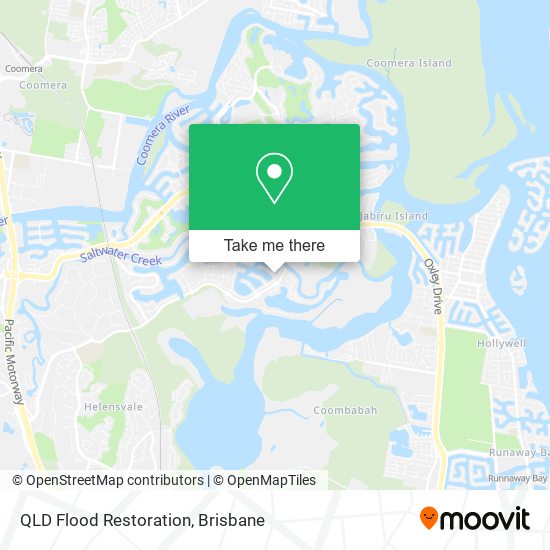 QLD Flood Restoration map