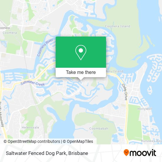 Saltwater Fenced Dog Park map