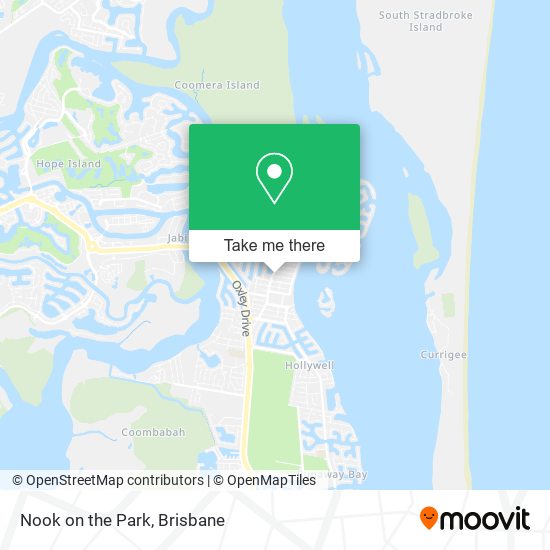 Nook on the Park map