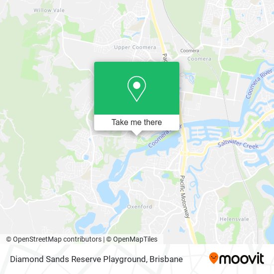 Diamond Sands Reserve Playground map