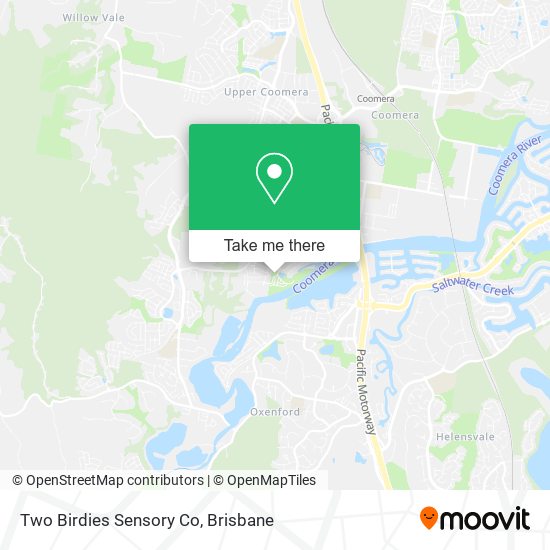 Two Birdies Sensory Co map