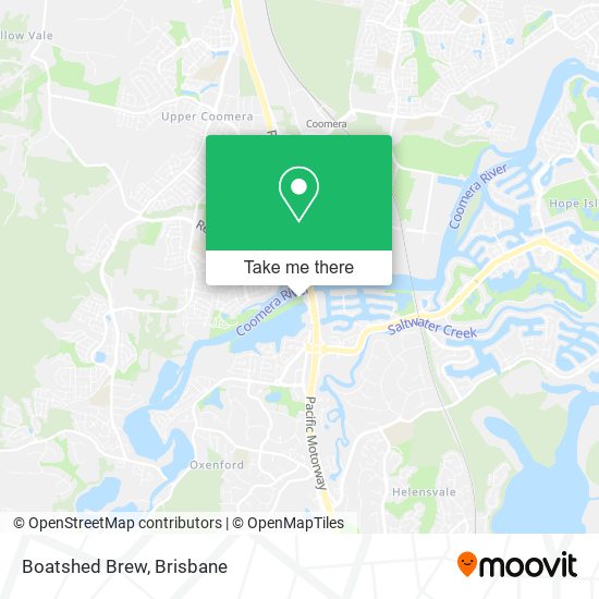 Boatshed Brew map