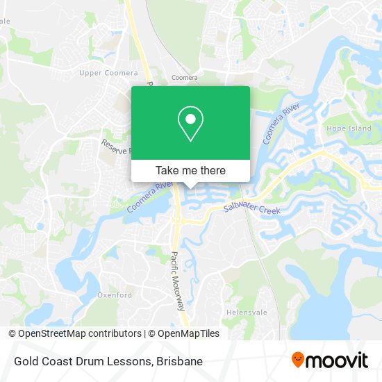 Gold Coast Drum Lessons map