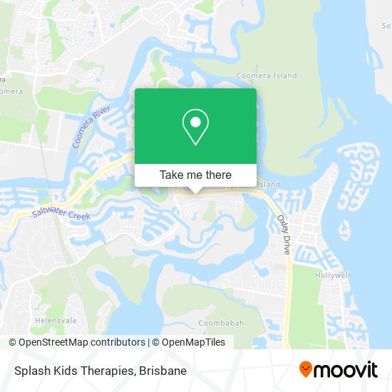 Splash Kids Therapies map