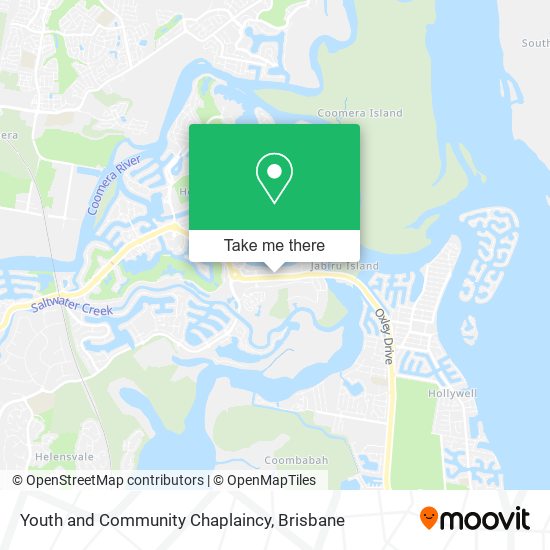 Youth and Community Chaplaincy map