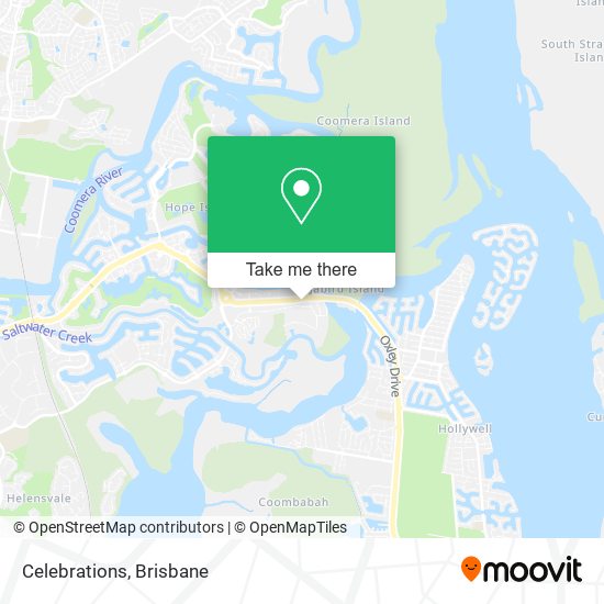 Celebrations map