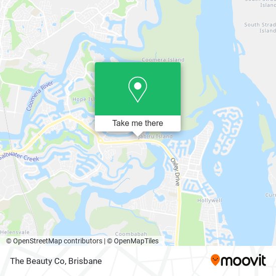 The Beauty Co map