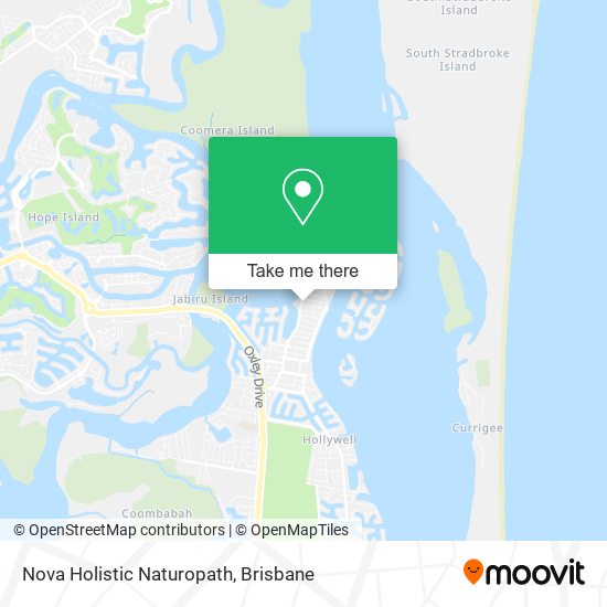 Nova Holistic Naturopath map