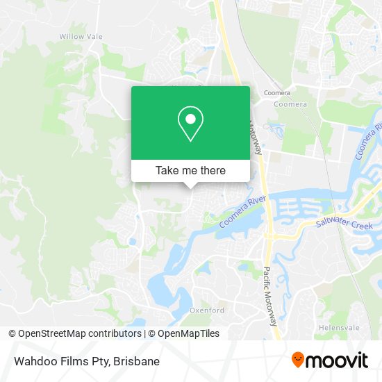Wahdoo Films Pty map