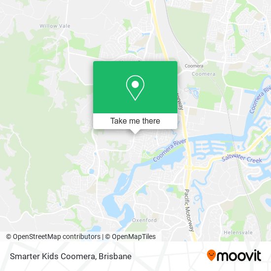 Smarter Kids Coomera map