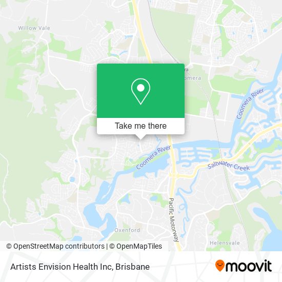 Artists Envision Health Inc map