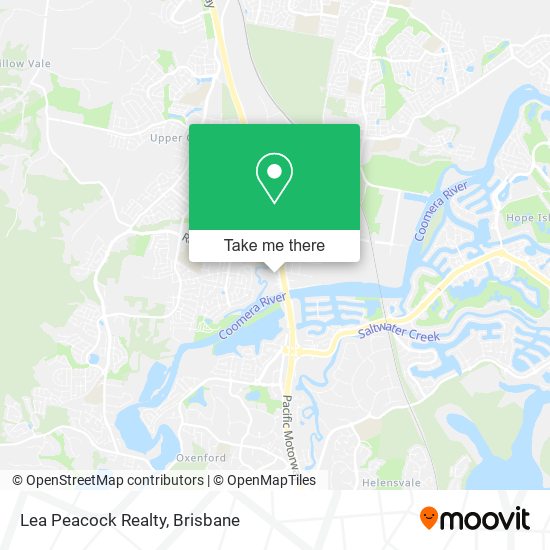 Lea Peacock Realty map