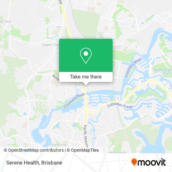 Serene Health map