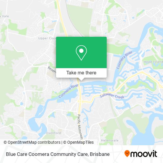 Blue Care Coomera Community Care map