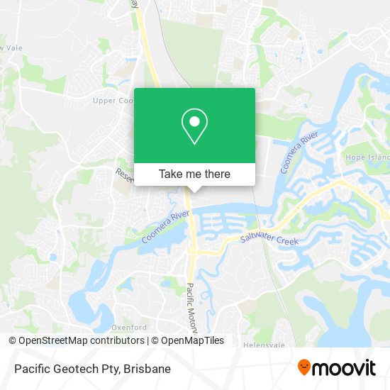 Pacific Geotech Pty map