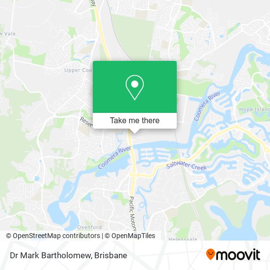 Dr Mark Bartholomew map