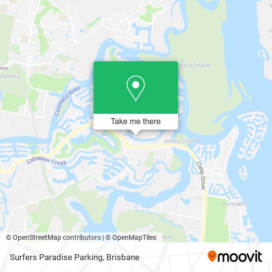 Surfers Paradise Parking map