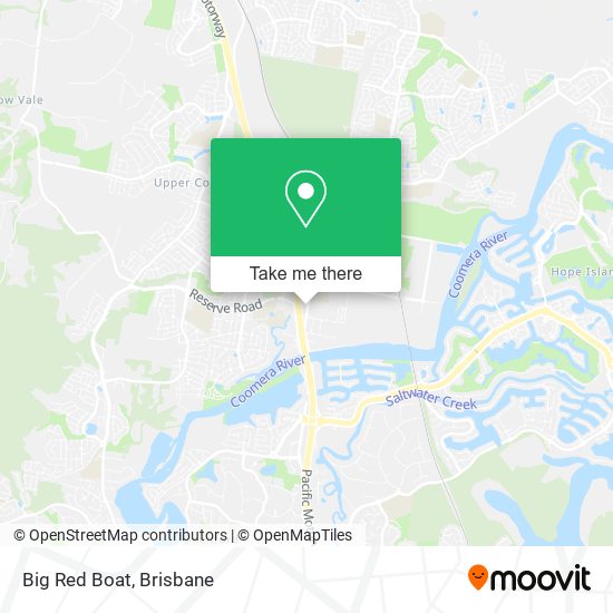 Big Red Boat map