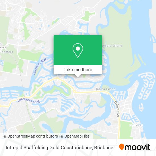 Intrepid Scaffolding Gold Coastbrisbane map