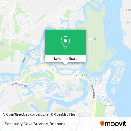 Sanctuary Cove Storage map