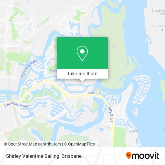 Shirley Valentine Sailing map