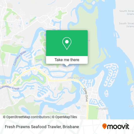 Fresh Prawns Seafood Trawler map