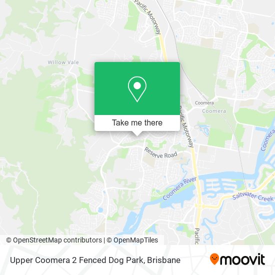 Upper Coomera 2 Fenced Dog Park map