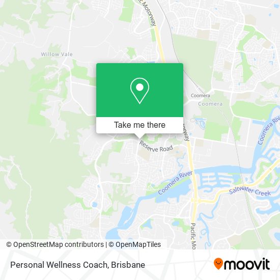 Personal Wellness Coach map