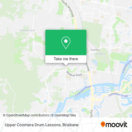 Upper Coomera Drum Lessons map