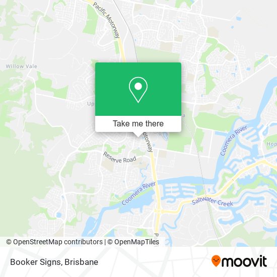 Booker Signs map