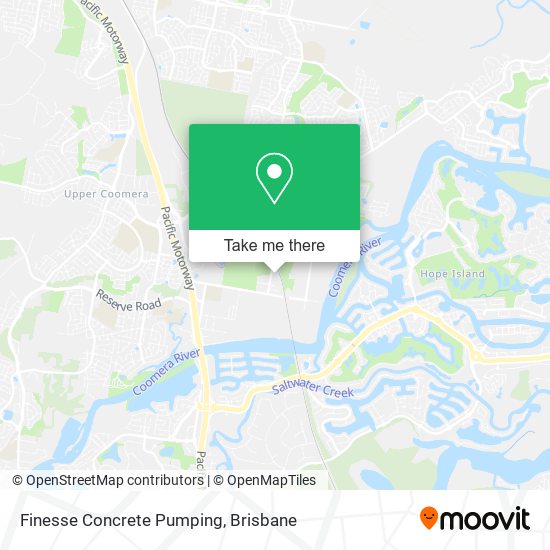 Finesse Concrete Pumping map