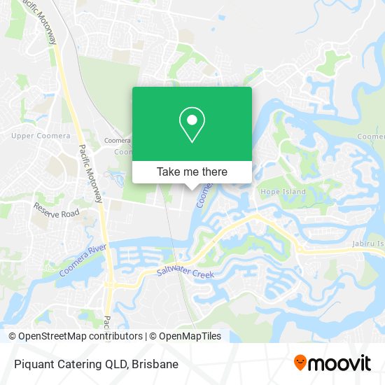 Piquant Catering QLD map