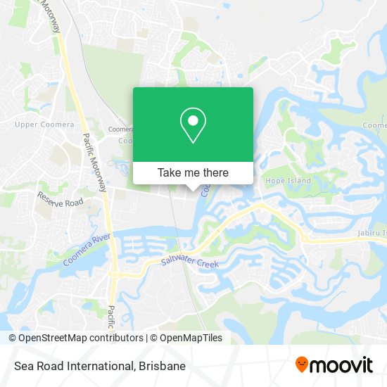 Sea Road International map
