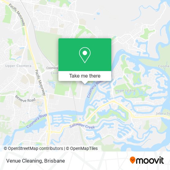 Venue Cleaning map