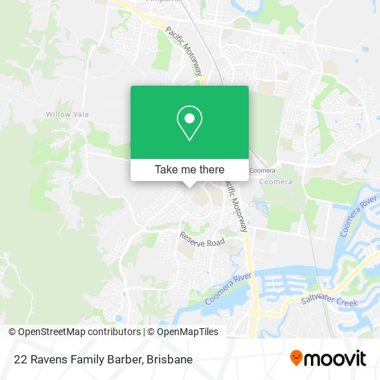 22 Ravens Family Barber map