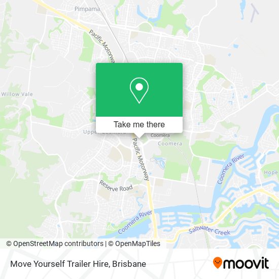 Move Yourself Trailer Hire map