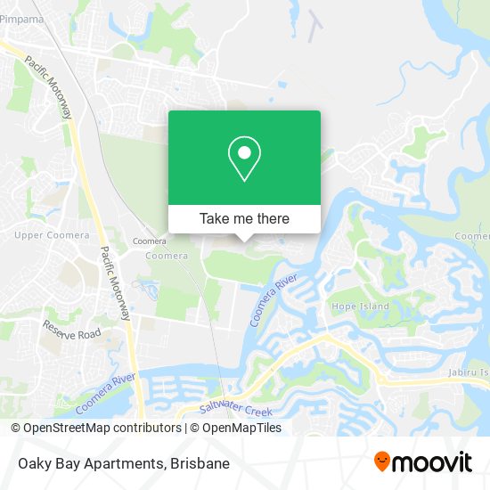 Oaky Bay Apartments map