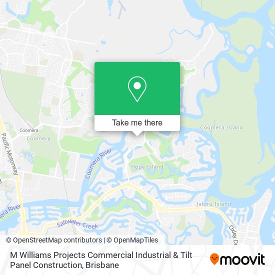 M Williams Projects Commercial Industrial & Tilt Panel Construction map